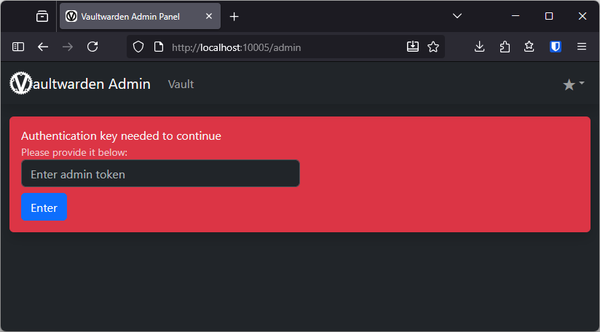 vaultwarden-admin